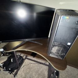 Gaming Setup Bundle – 32” LG Monitor + PC (GTX 1080 i7)