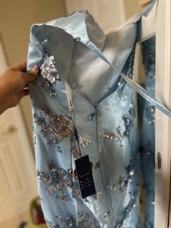Blue Glitter Dress
