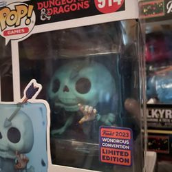 Funko Convention Exclusive Dungeons And Dragons Blue Gelatinous Cube Limited Edition 