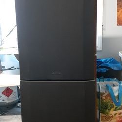 VINTAGE OPTIMUS FLOOR SPEAKERS 15" WOOFERS..CLICK ON PICTURE YOU WILL GET FULL PICTURE SIZE 