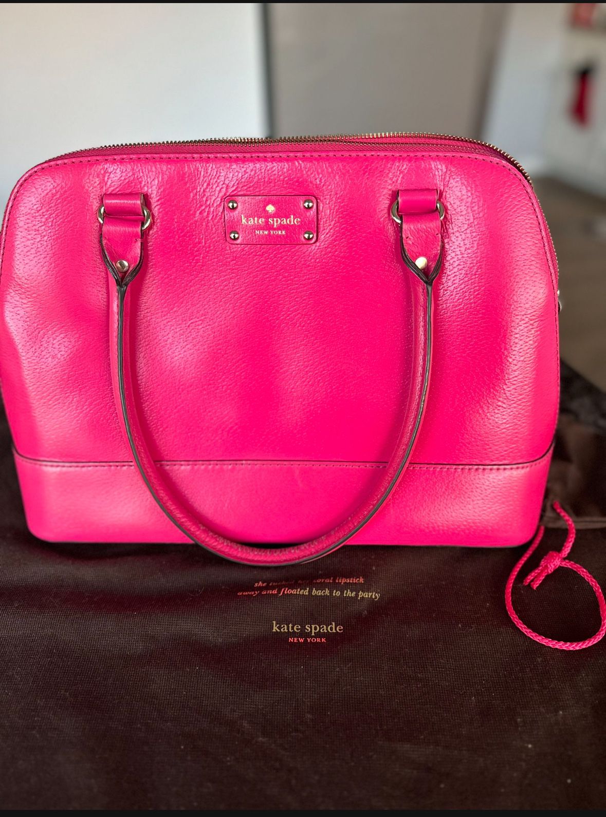Kate Spade Pink Handbag Authentic 