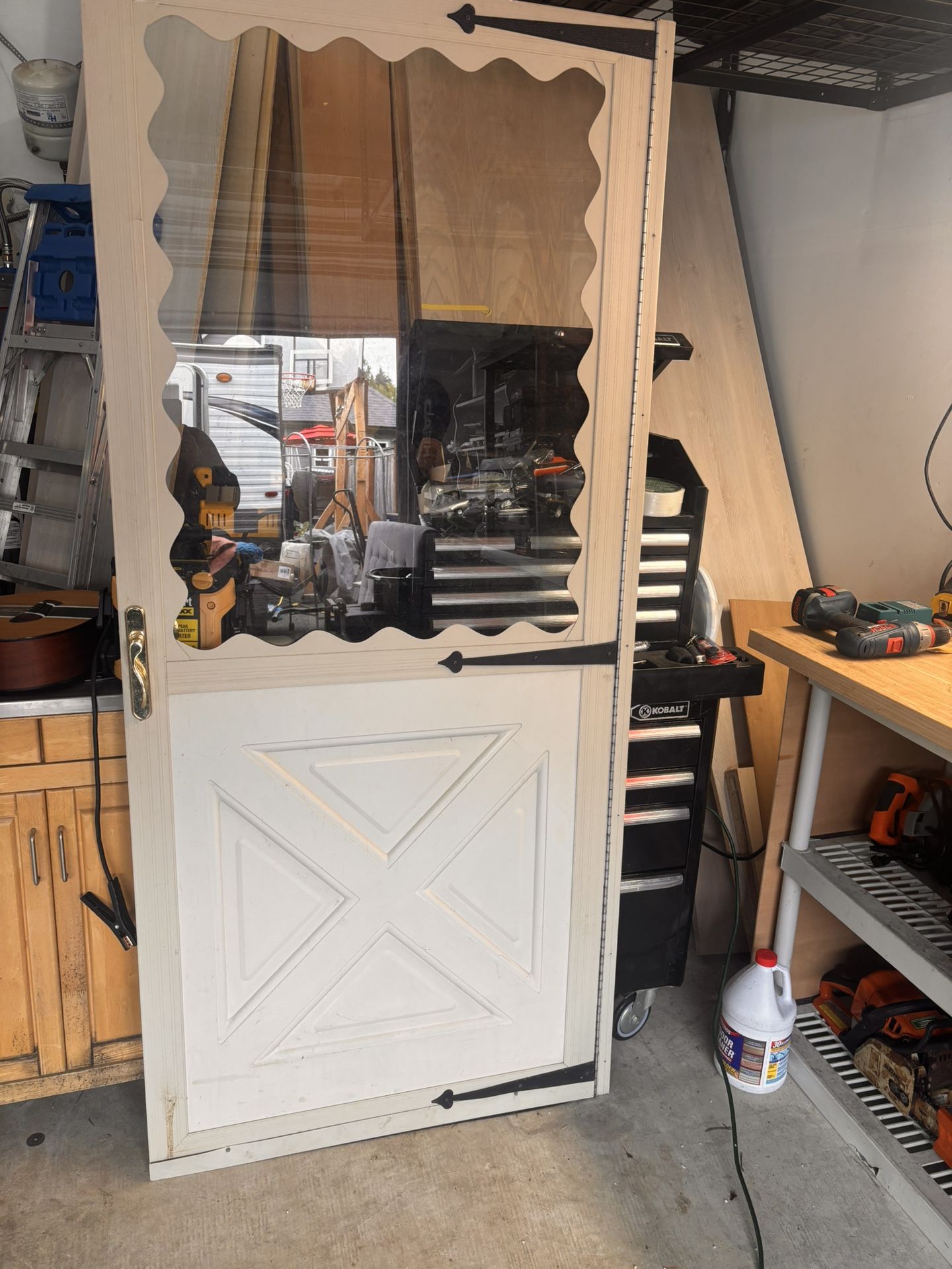 Barn Style Security Door with Trim