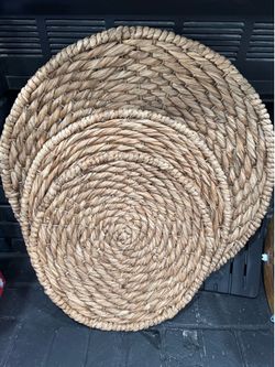 Woven circles home decor boho