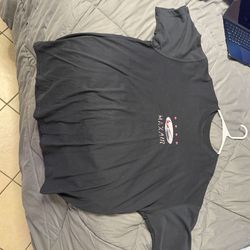 Black Nike tee shirt large wide