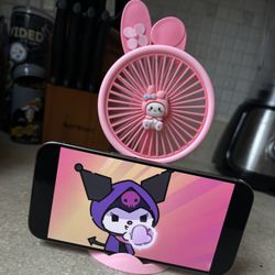 Mini Kitty Kawaii Fan