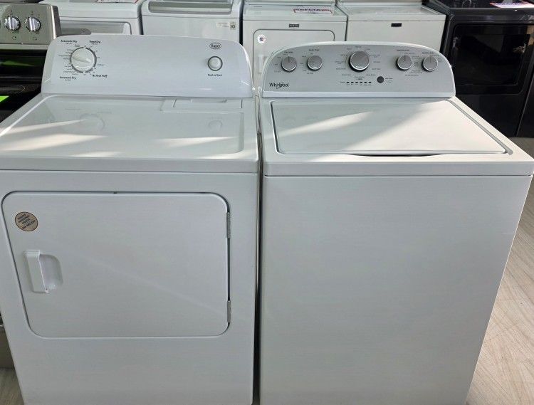 Whirlpool Washer & Roper Dryer
(Dryer $225 & Washer $285 or Both for $475)
Warranty & Delivery Available
