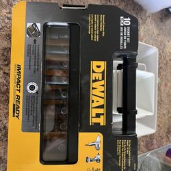 DeWalt Socket set- Brand  New - Unopened 