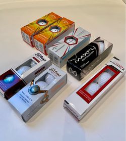 Golf balls New Titleist Callaway Maxfli Pinnacle 22 balls total