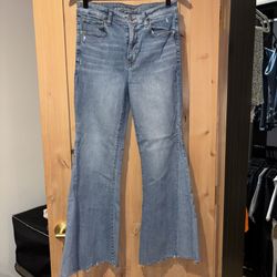 American Eagle women’s bell bottom jeans size 12