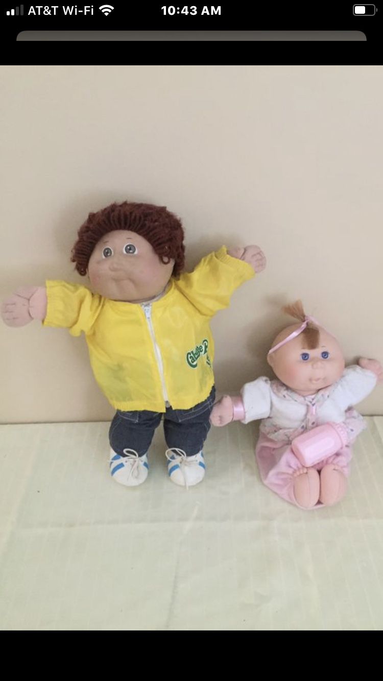 1984&1996 vintage cabbage patch dolls