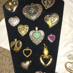 $10 Obo 15 Pendants Hearts #1