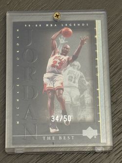 1999–00 Upper Deck Legends “The Best” Michael Jordan #86 Commemorative Collection
