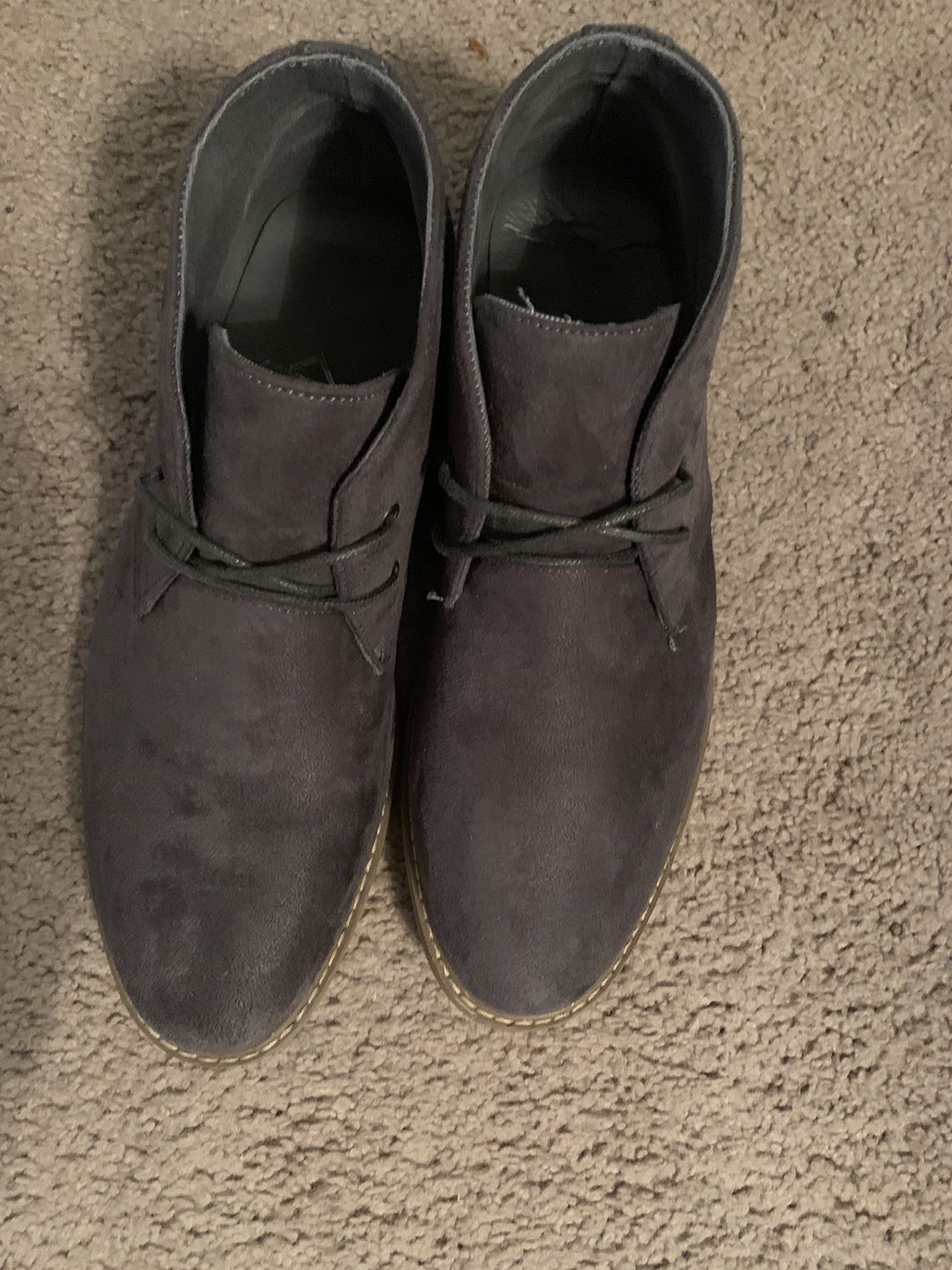 10.5 Gray Chukka Boots
