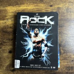 🔥 WWE DVD Set: The Rock (3-Disc Collection) 💿💪 ICONIC!