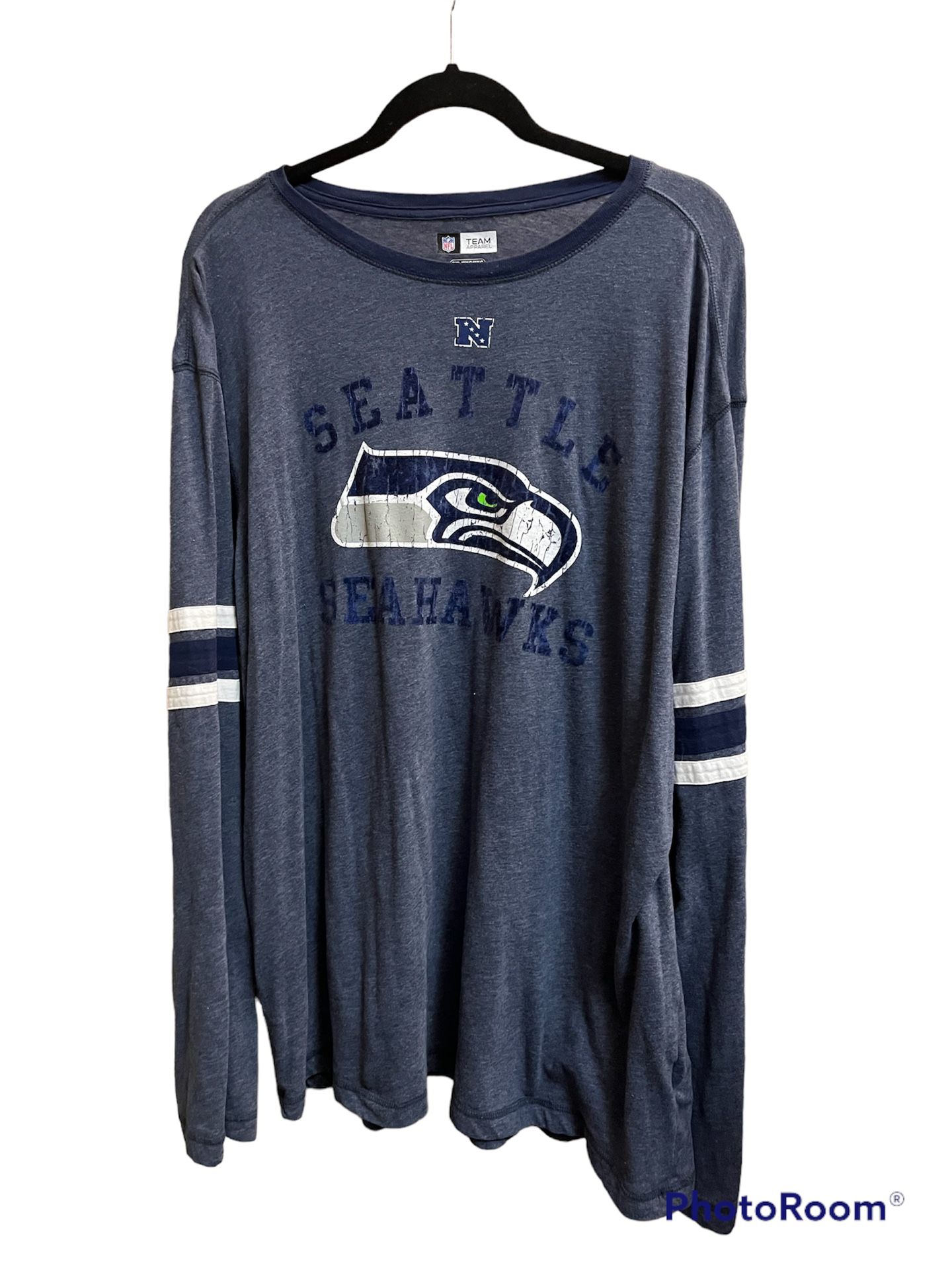 Seattle Seahawks long sleeve men's XXL NFL apparel football jersey
