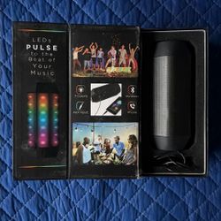 LED Pulse Bluetooth Portable Speaker Black