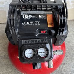 6 Gal. 150 PSI Portable Electric Pancake Air Compressor