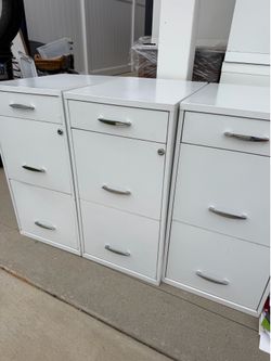 3 DRAWER FILING CABINETS