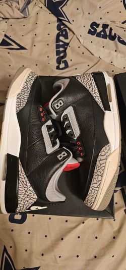 Jordan Retro 3 Blacc Cement (2018) size 12M