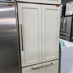 GE Monogram 34” Built In Refrigerator Used Panel Ready