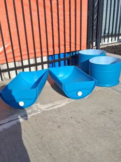 Clean Planter Refurbish Ice Chest Barrels Trash Can Water Storage Containers Recycling  Rain Barrel Plastic Drums Gray Water Storage