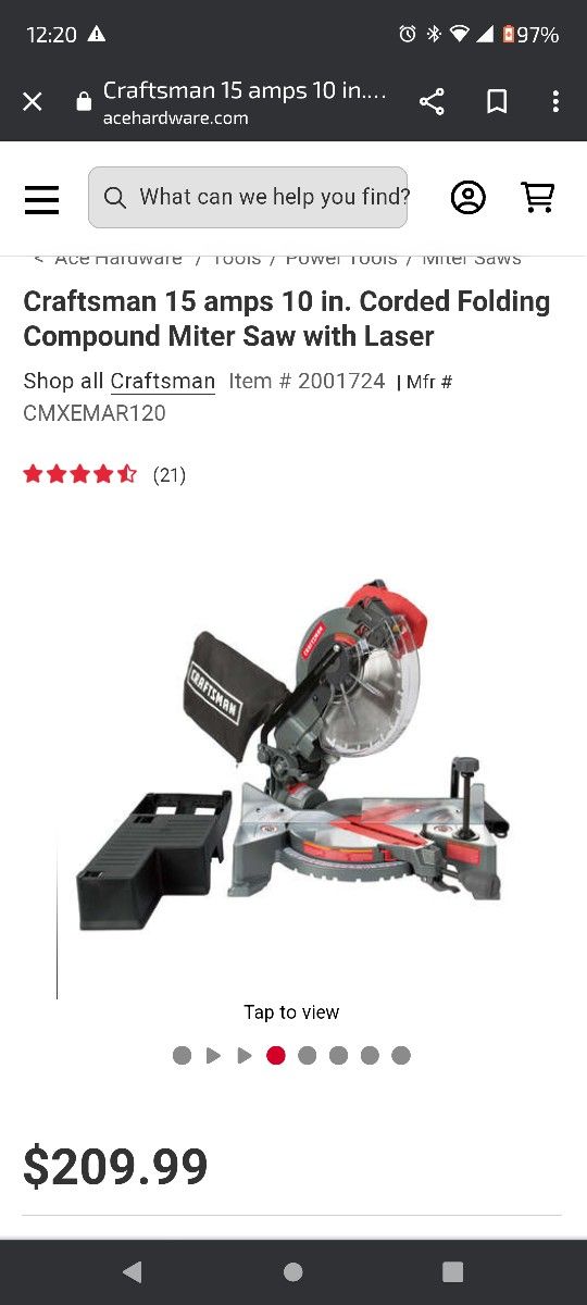 Craftsman Miter Saw for Sale in Brandon, FL OfferUp