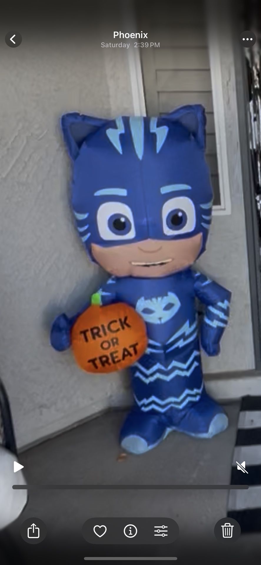 PJ Mask Catboy Halloween Inflatable