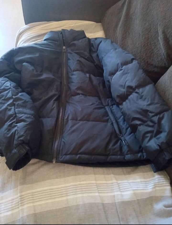 Men's Black Leather Coat