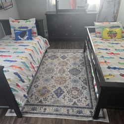 Two Matching Twin Beds