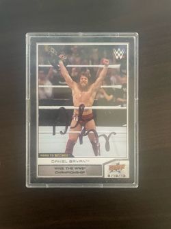 2014 Topps Daniel Bryan Summerslam 2013 Card Signed
