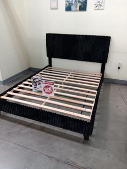 NEW FULL BED FRAME AND MATTRESS