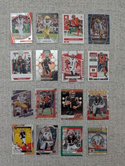 Ja'Marr Chase Football Card Lot of 16 Total DIFFERENT HIGH GRADE Cincinnati Bengals ROOKIE