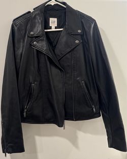 Gap leather jacket
