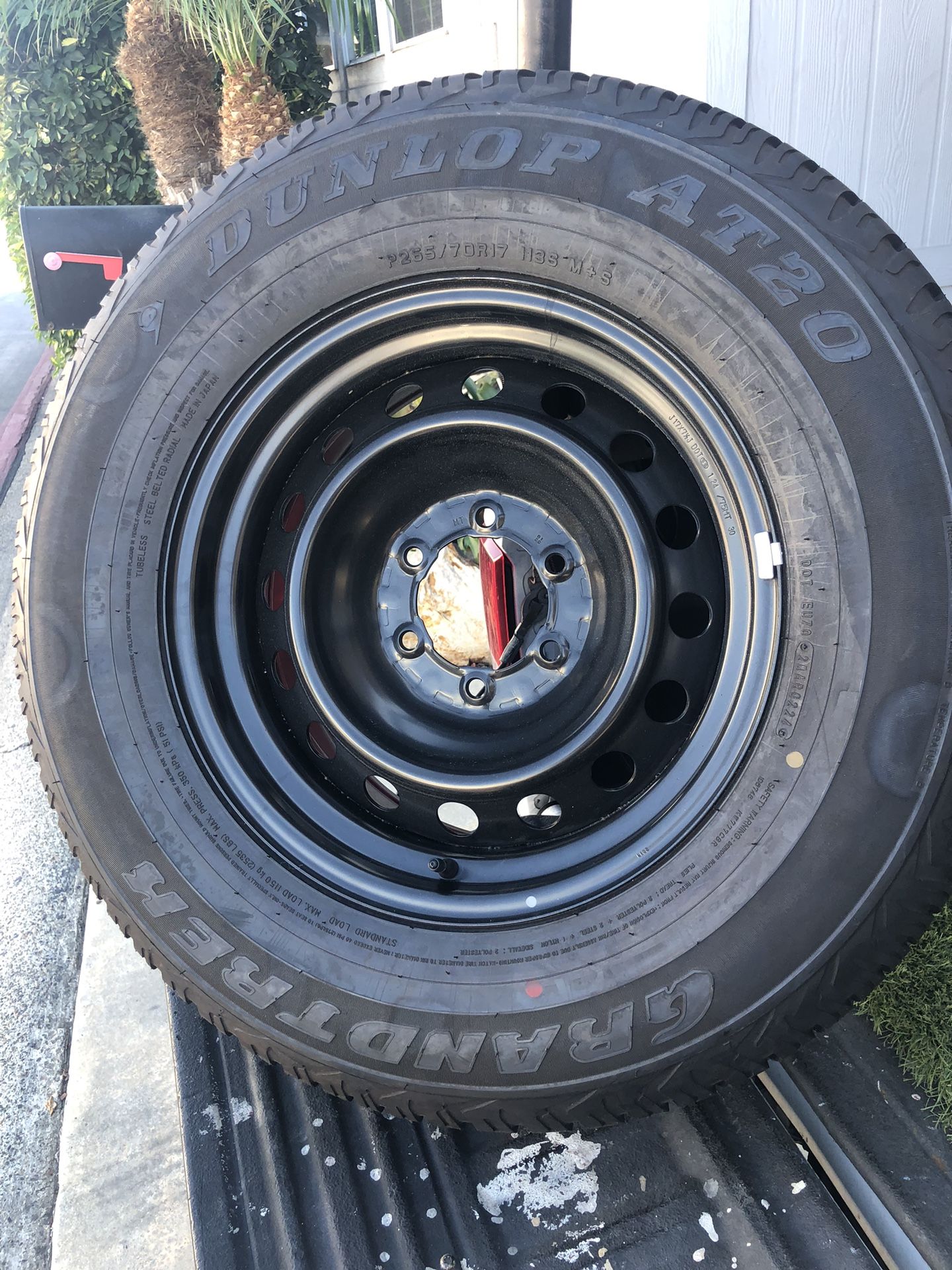New 265 70 R 17 Dunlop Grandtrek At20 4runner. Spare. $150