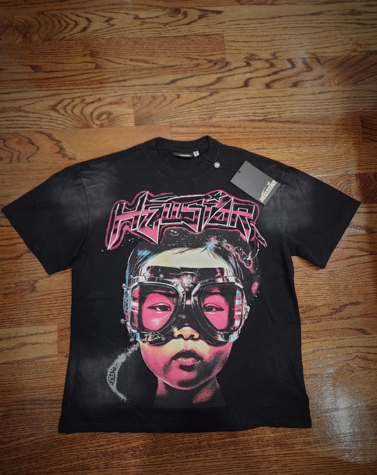 Hellstar Future T-shirt 'Black/Pink'