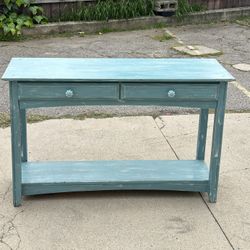 Solid Wood Console Table / TV Stand/ And Rustic Side Table Each $97.00 Pick Up In Glendale 