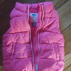 Toddler Puffy/ Fleece Old Navy Vest 