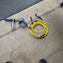Stubby Gun, Ryobi Power Washer Hose And Foam Cannon 