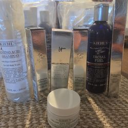 #2 Luxury Skincare & Makeup Bundle – Kiehl’s, Lancôme, IT Cosmetics (7 Items) $85 Firm