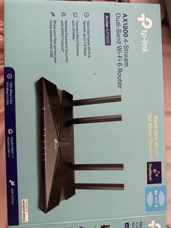 TP-Link AX-1800 WiFi Router.