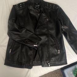 Leather Kids Jacket 