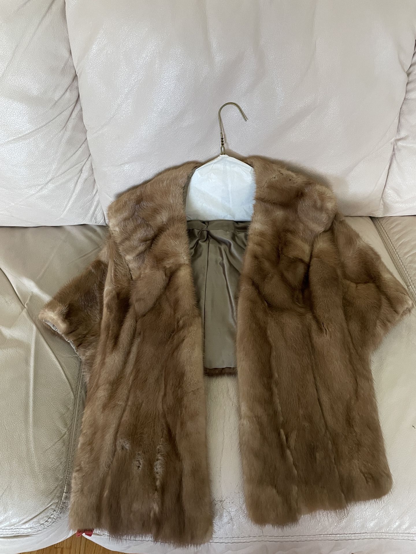 Mink Stole & 2 Mink Collars