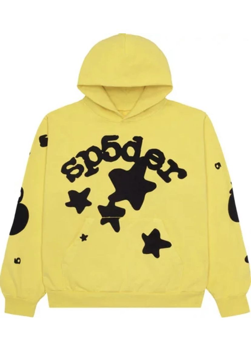 Sp5der Beluga Hoodie 'Gold"