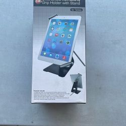 grip holder with stand for tablets