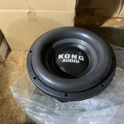 New 12” Kong Audio 3000w Max Power Dual Voice Coil Subwoofer  $230 each  