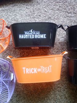 Halloween baskets