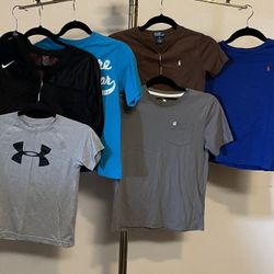 SALE  50% OFF WAS $20 NOW $10.  Boys Short Sleeve T Shirts SIZES Small - Medium