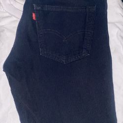Levi’s corduroy black jeans 511
