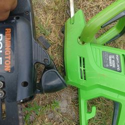 Remington Pole Saw And Portland 22" Hedge Trimmer, Both Great Condition Run Good And Strong, Perfect For Residential Use, For Beginner Or Pro! No Gas!