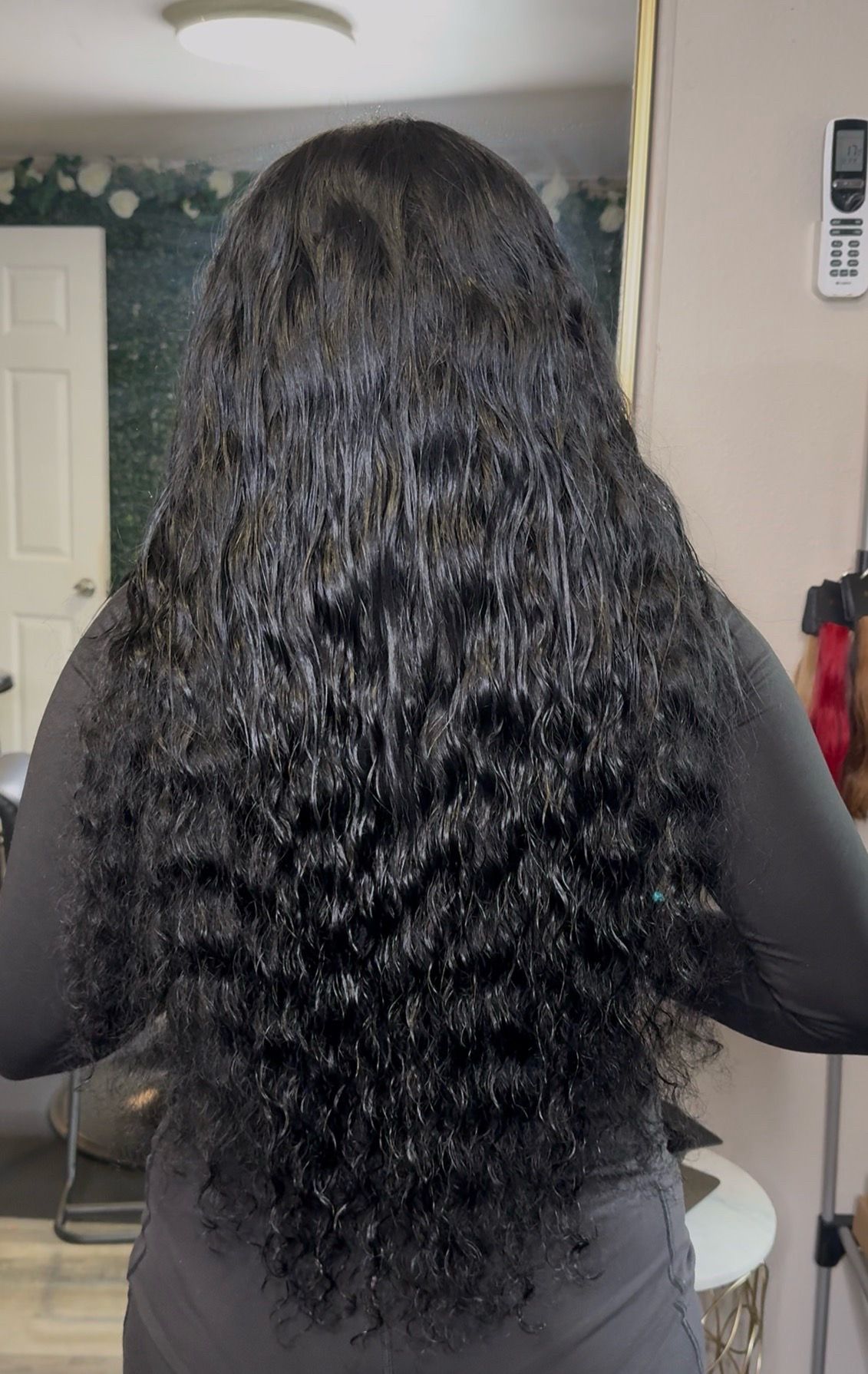 Weft hair extension